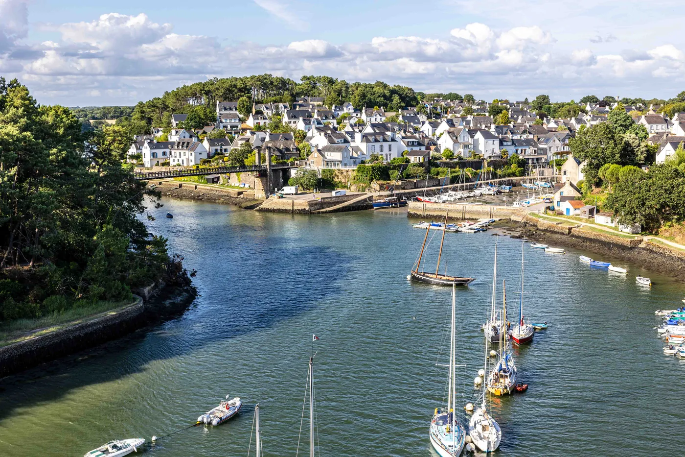 Le port du Bono vu du ciel