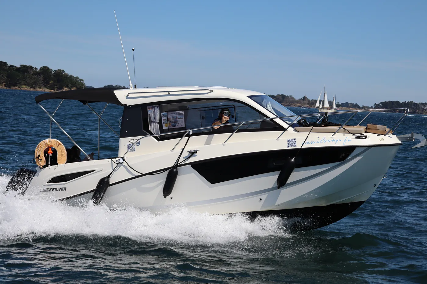 Le Quicksilver 755 en navigation