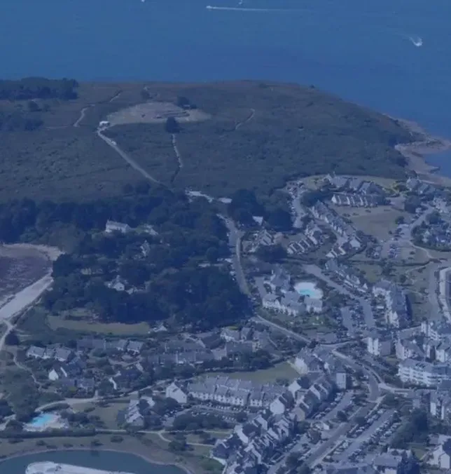 Port Crouesty, vue aérienne du port
